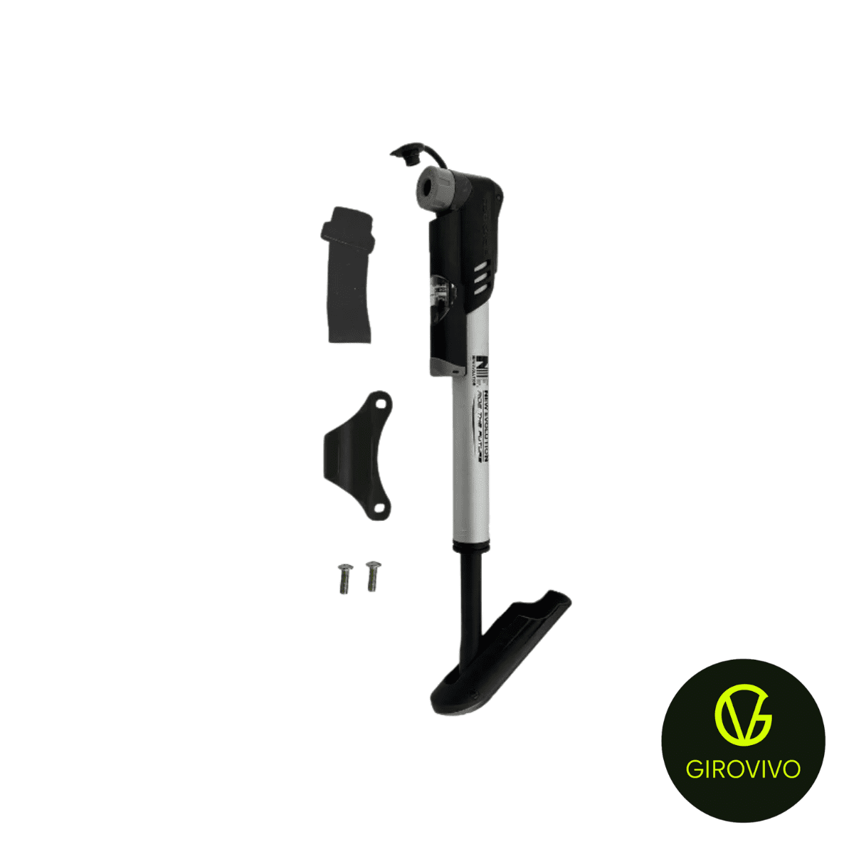 INFLADOR DE ALUMINIO NEW EVOLUTION DOBLE ACCION 120PSI VALVULA INTELIGENTE Y MEDIDOR DE PRESION