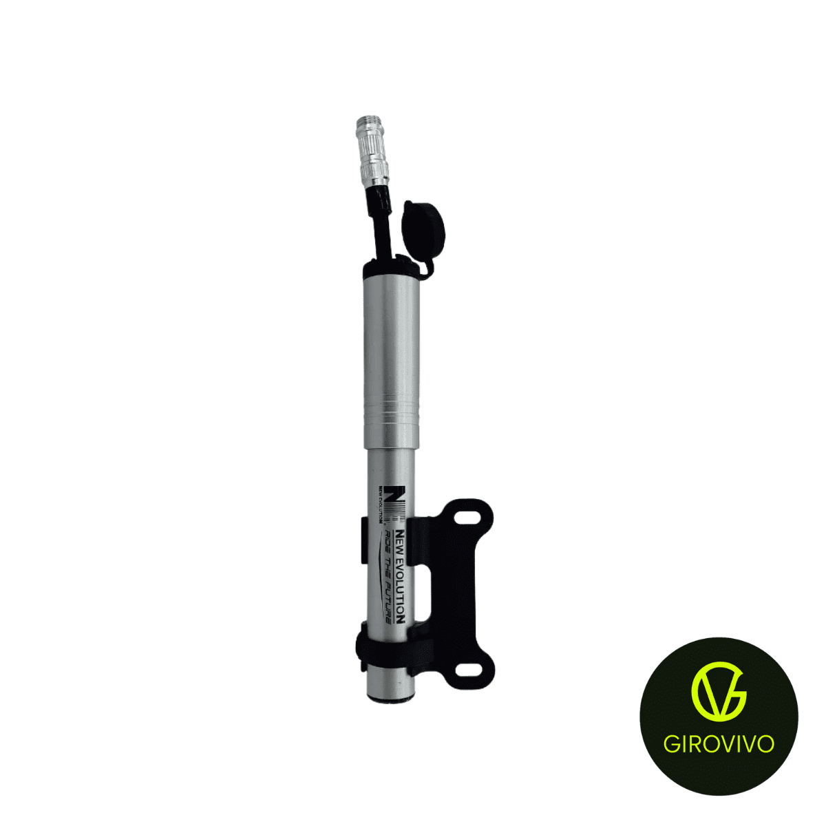 INFLADOR NEW EVOLUTION ALUMINIO MANGUERA EXTENSIBLE/VALVULA REVERSIBLE 120PSI