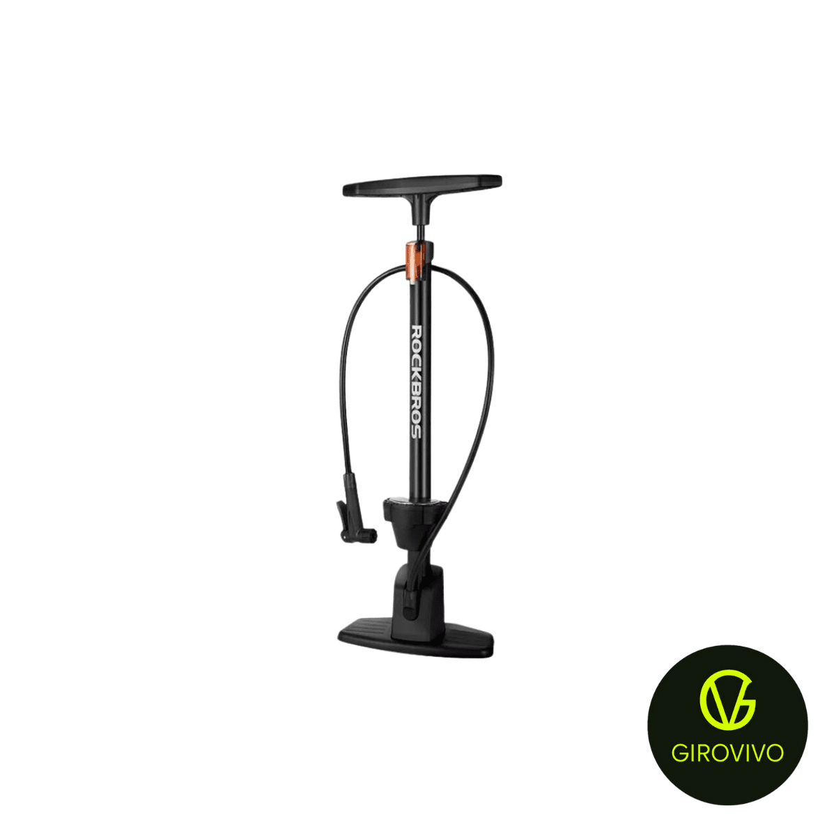 INFLADOR DE PIE ROCKBROS 160PSI MANOMETRO (42310002001)